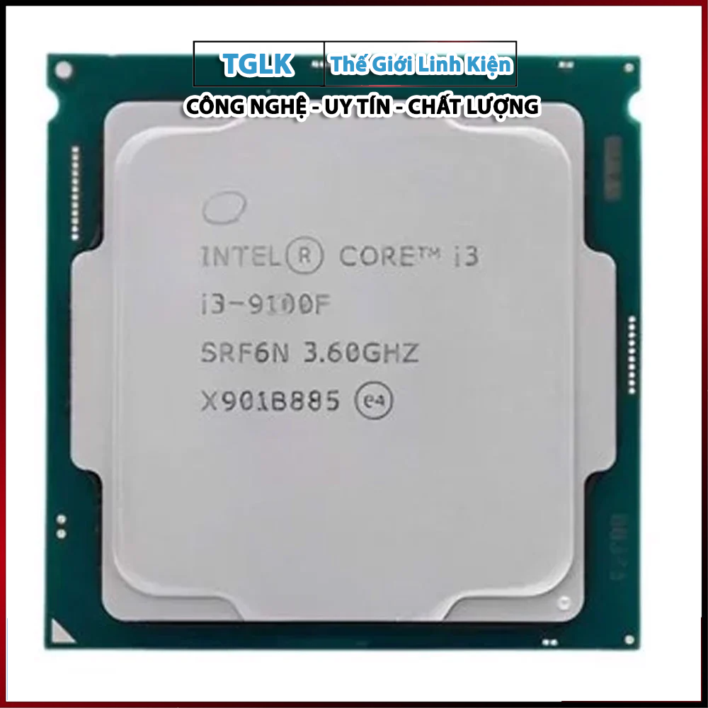 Vi Xử Lý CPU Intel Core i3 9100F Tray