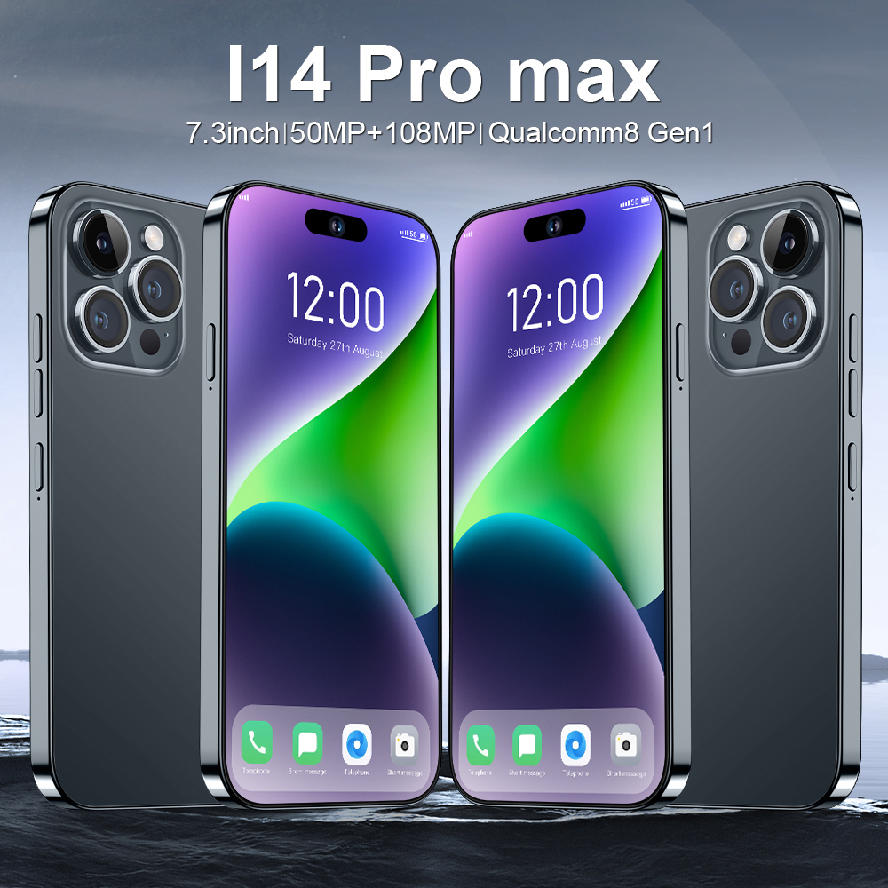 i14 Pro max Điện thoại Giá cả phải chăng 7.3inch Full HD 512G Android ...