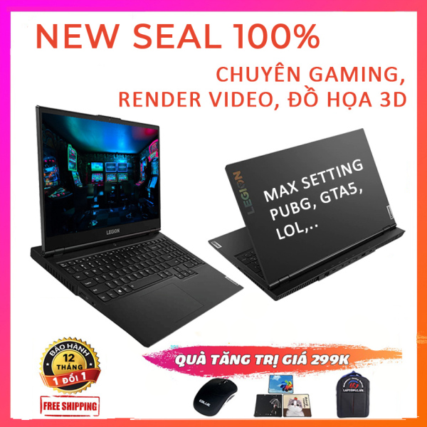 (NEW SEAL 100%) Lenovo Legion 5 15IMH05, i5-10300H, RAM 8G, SSD 512G, VGA Nvidia GTX1650-4G, Màn 15.6 FullHD IPS, 120Hz