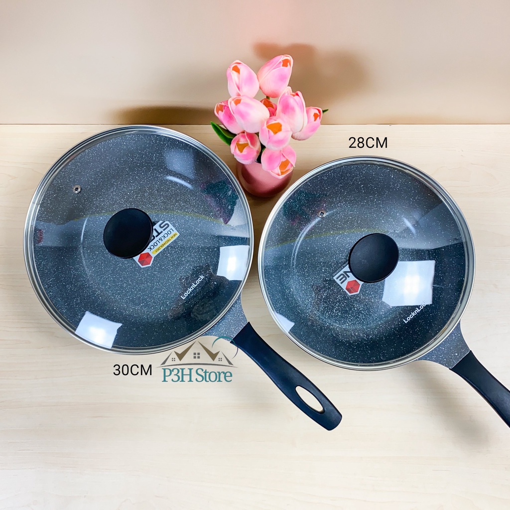 Chảo đá Lock&Lock dòng Stone 7 lớp các size