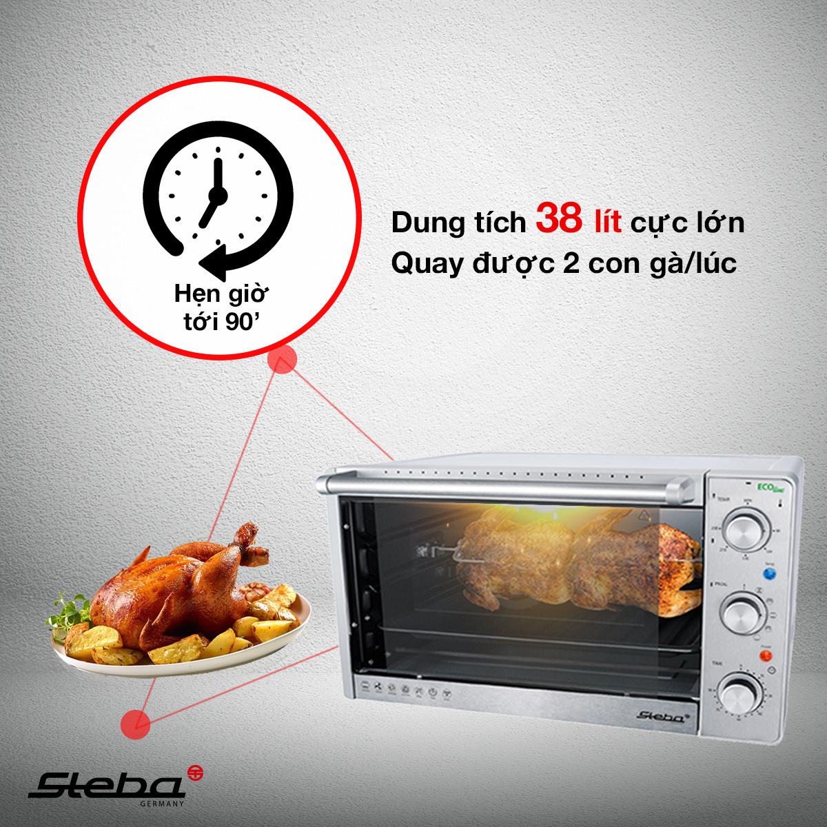 LÒ NƯỚNG STEBA KB41 ECO