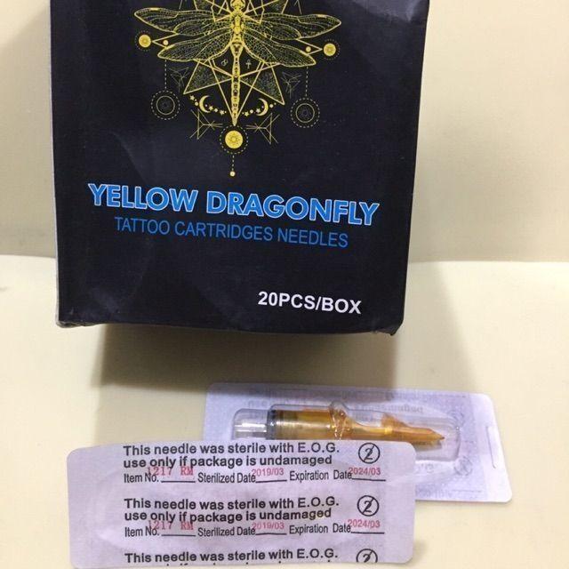 Kim xăm Pen 11RL đi nét Yellow Dragon ( 20 kim / 1 hộp )