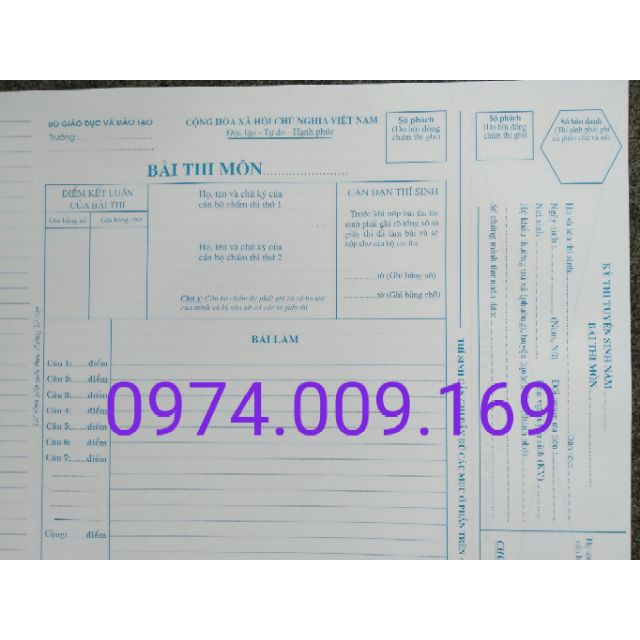 GIẤY THI A3 (1000 tờ), giấy trắng dl70gsm