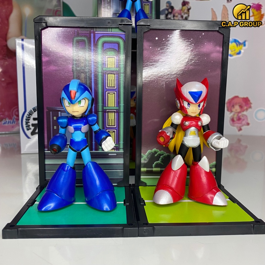 Mô hình Megaman Rockman và Zero Đồ chơi tuổi thơ 8x 9x