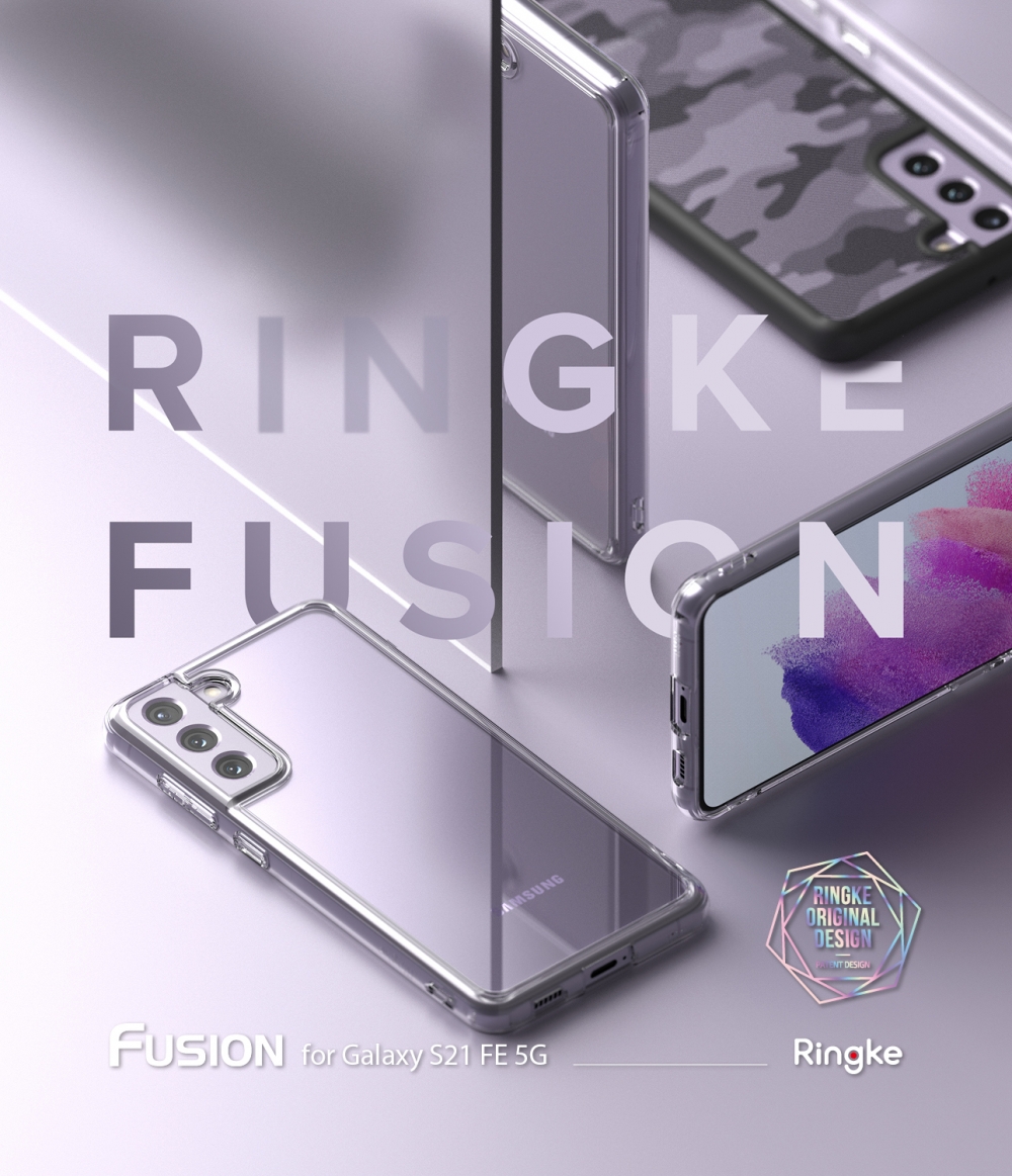 Ốp lưng Galaxy S21 FE Ringke Fusion - Nhập khẩu Hàn Quốc
