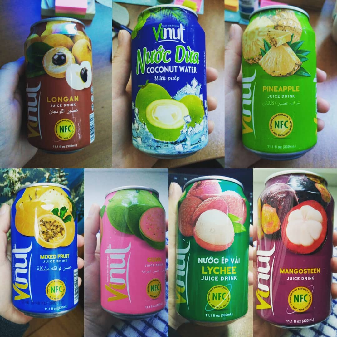 [KHAY 24 LON] Nước Ép Thơm Vinut 330ml