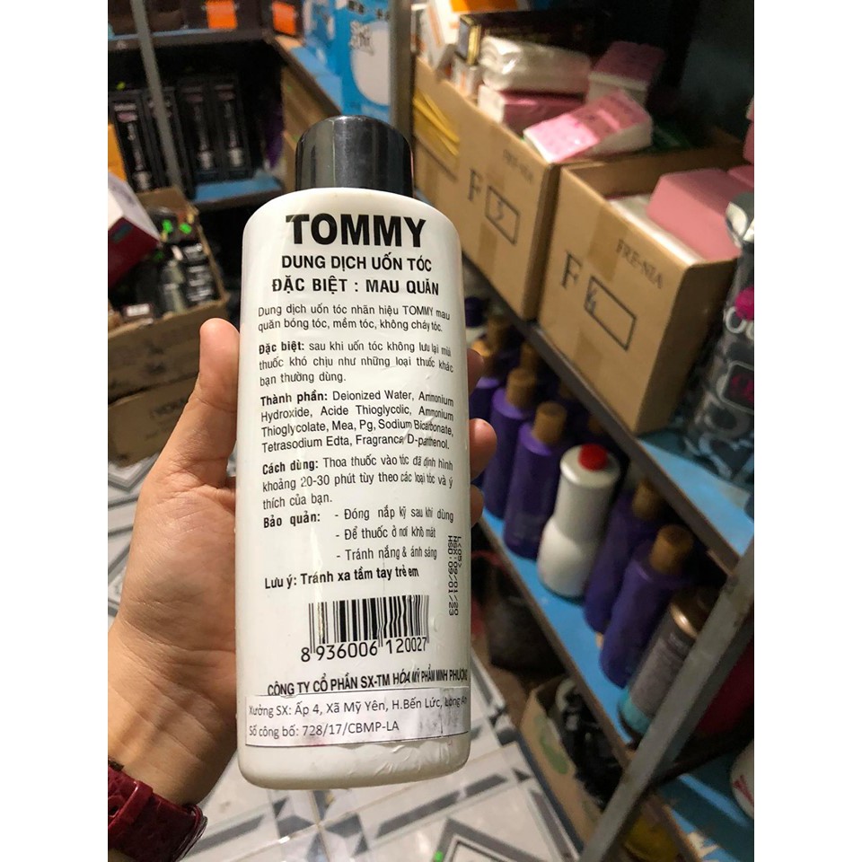Thuốc Uốn Tóc Mau Quăn Tommy ( Uốn Lạnh)