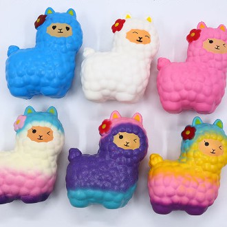 (5 màu) Squishy Cừu Alpaca Chính hãng