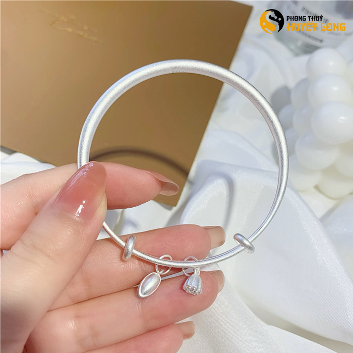 Vòng Tay Bạc Nữ s925 Kiểu Đơn Giản, Lắc Bạc Nữ Cao Cấp Thời Trang, Vòng Đeo Tay Bạc Hàn Quốc