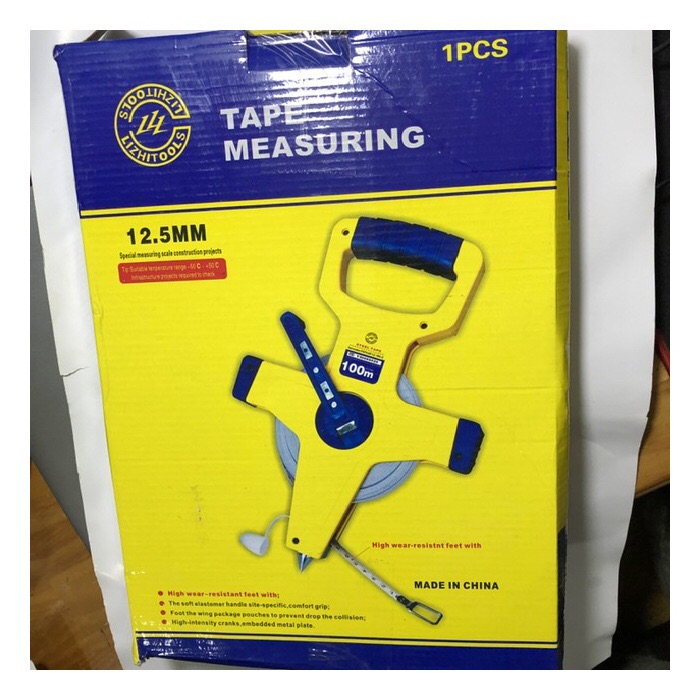 Thước thép cắm đất 100 mét