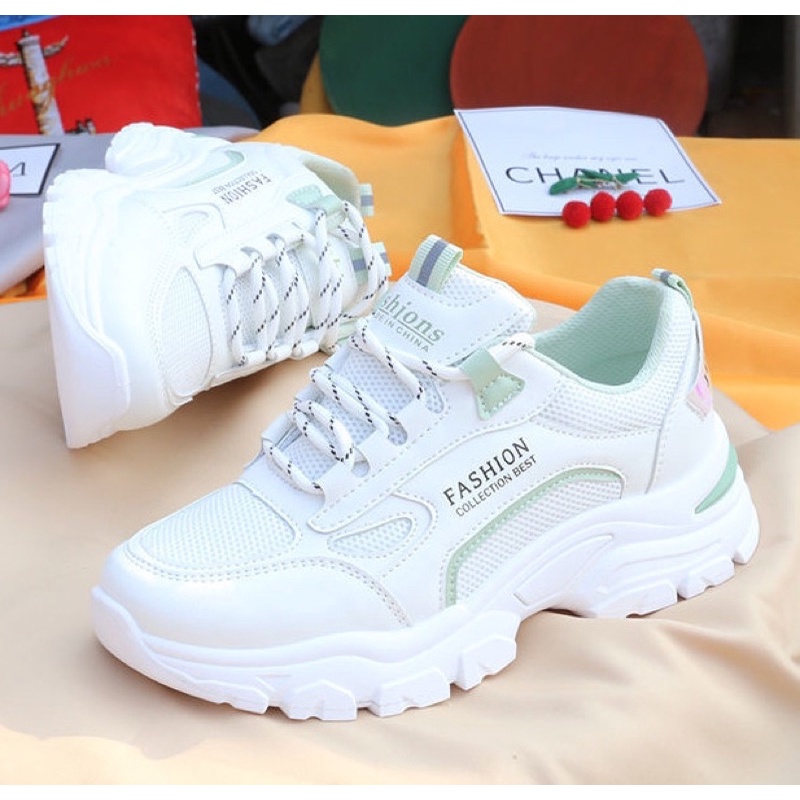 Giày nữ Sneaker thể thao GT66 GOLDSNEAKER