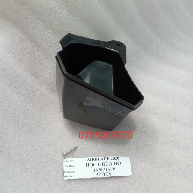 HỘC ĐỰNG ĐỒ XE AIR BLADE 2020 ĐEN/ carbon