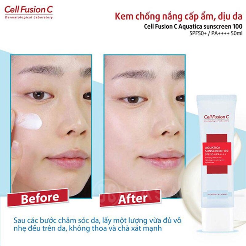 Kem Chống Nắng Cell Fusion C Aquatica Sunscreen 100 SPF50