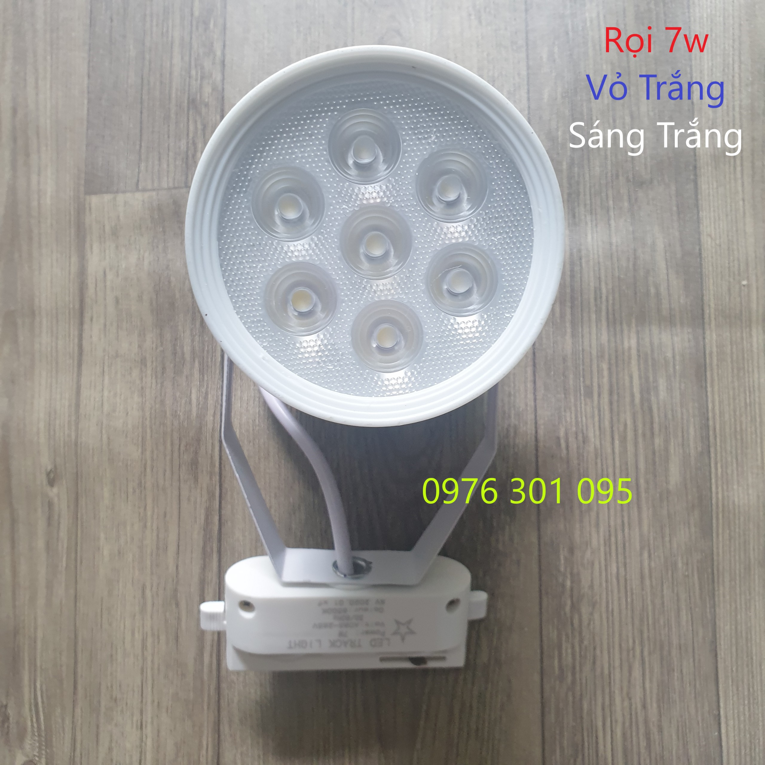 Đèn Rọi Thanh Ray 7w (Trắng - Vàng) - Bảo Hành 12 Tháng