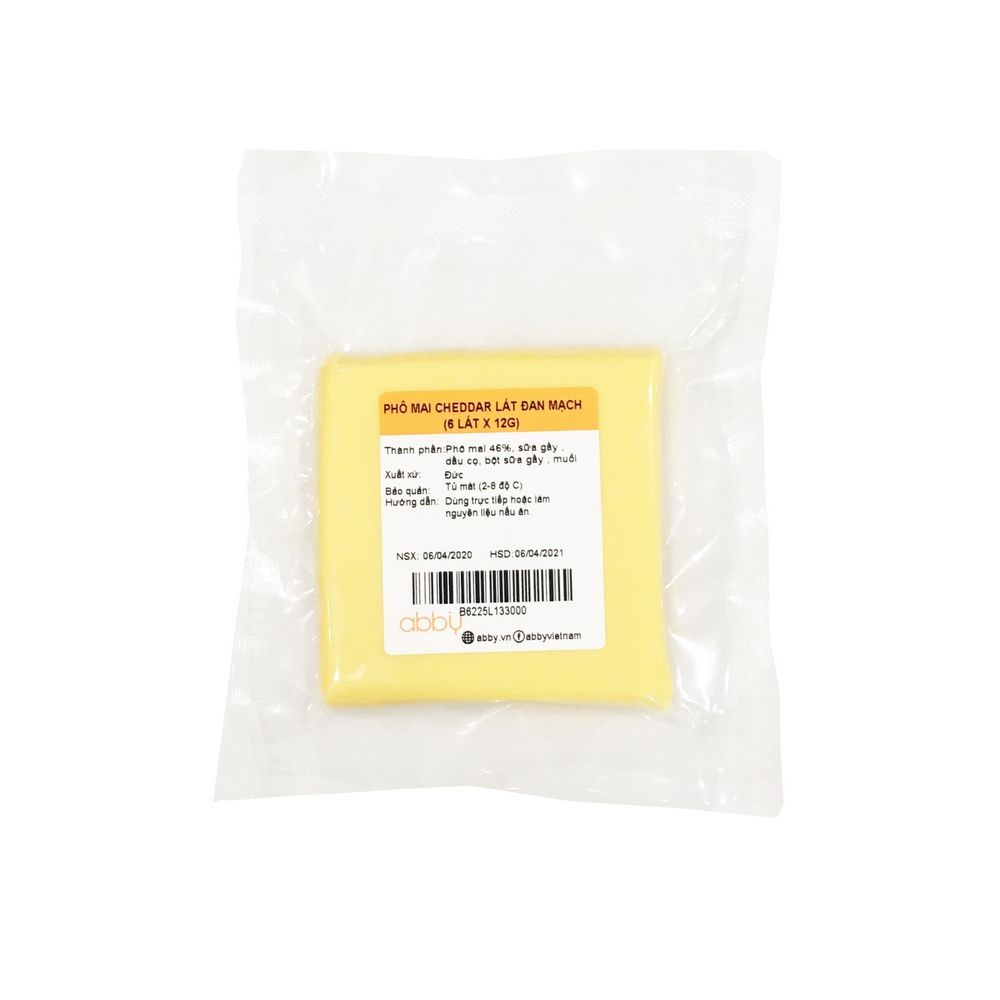 Phô mai cheddar lát hiệu Đan Mạch 10 lát