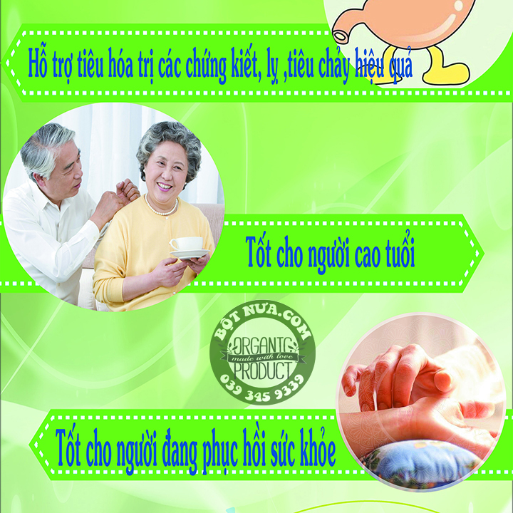 Bột nưa nguyên chất Bến Tre
