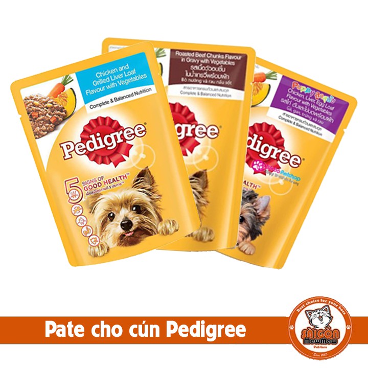 Pate cho cún Pedigree gói 80gr