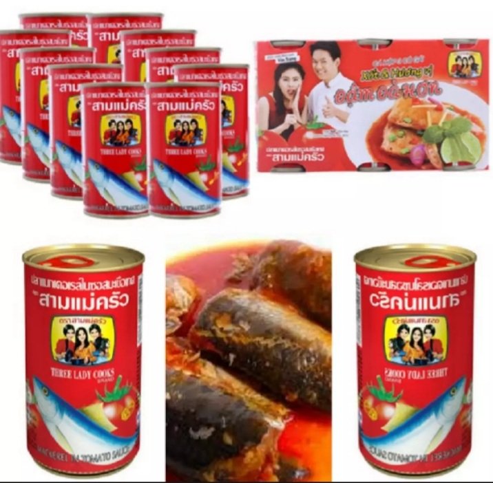 Lốc 5 Hộp Cá 3 Cô Gái THÁI LAN 155GR