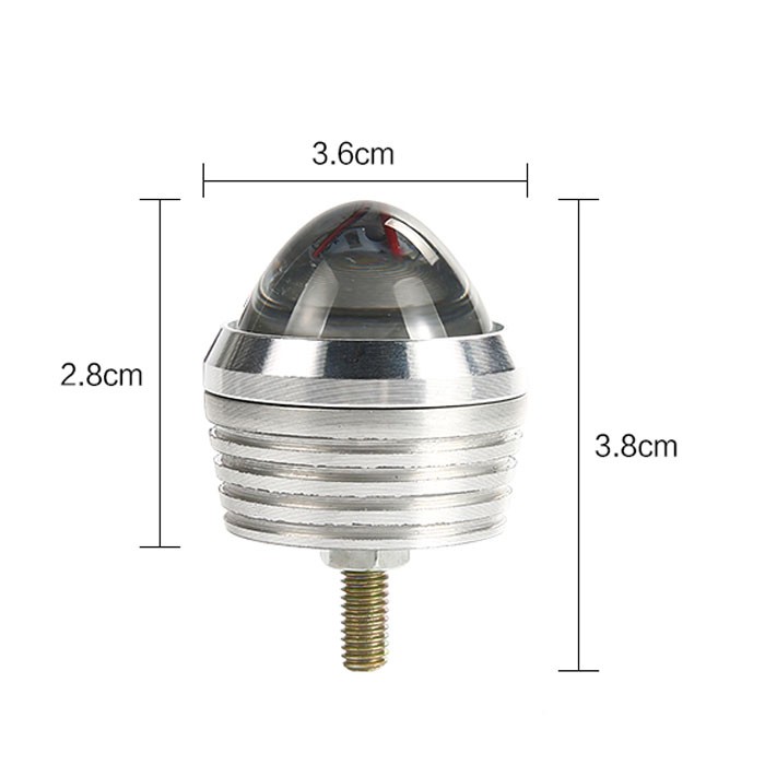 Cặp đèn led cảnh báo xanh đỏ dùng lắp xe máy xe mô tô