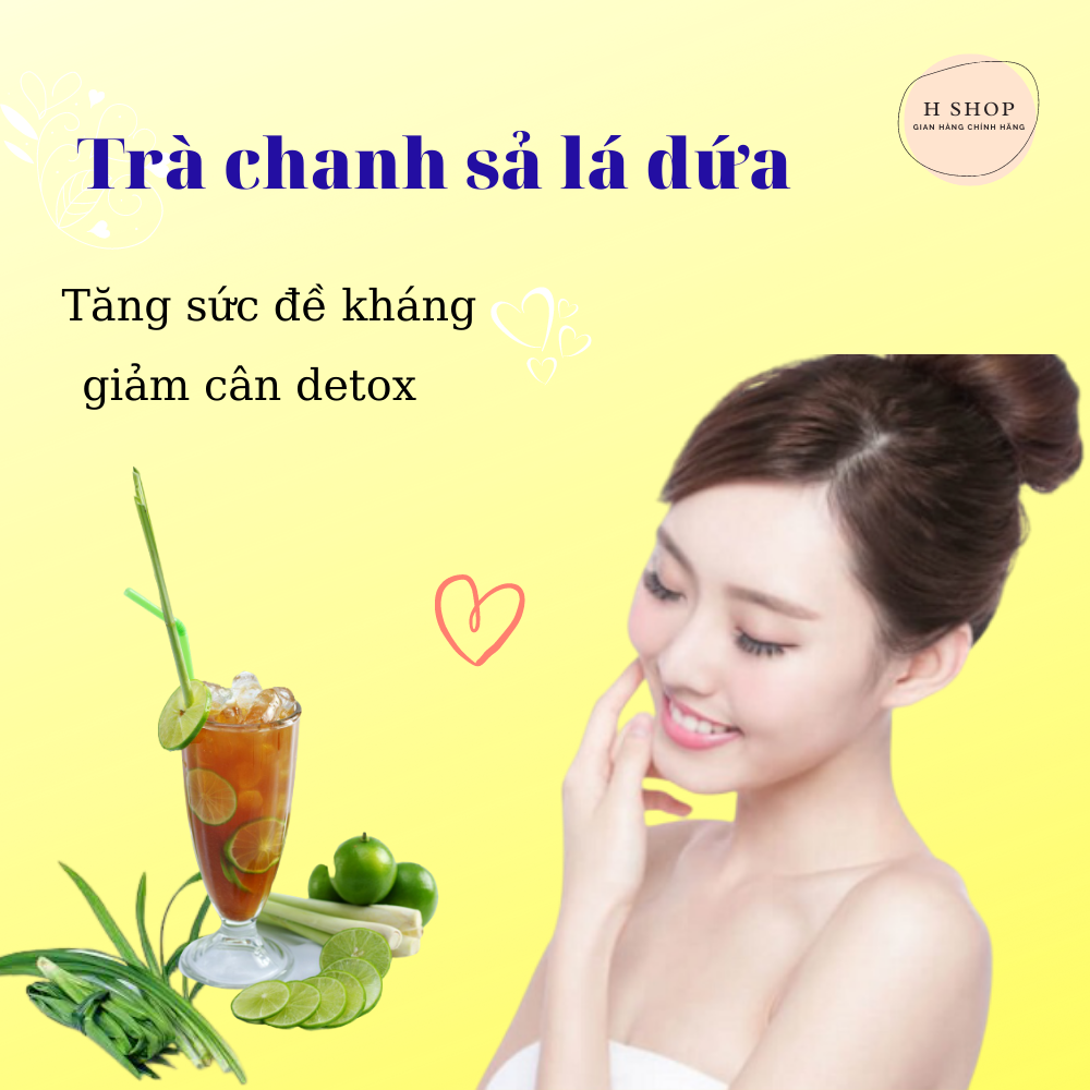 Tea Lemon citronella leaves pineapple package medium 60gr drinks increase resistance for translation-weight loss detox