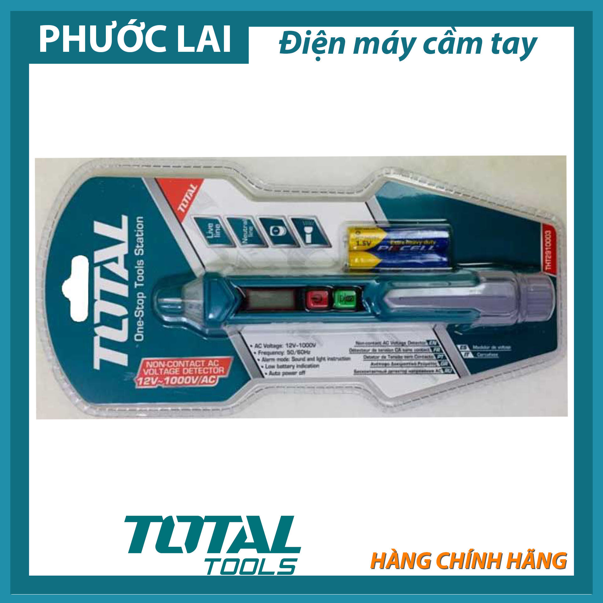 Bút dò điện áp AC 1000V Total THT2910003