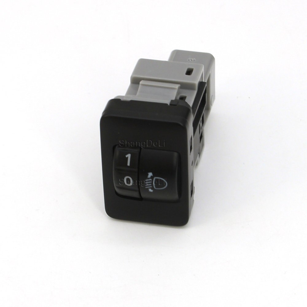 1PC Car Headlight Horizontal Adjustment Switch Light Switch Button For Mitsubishi Outlander xpander Eclipse Cross 2015 2016
