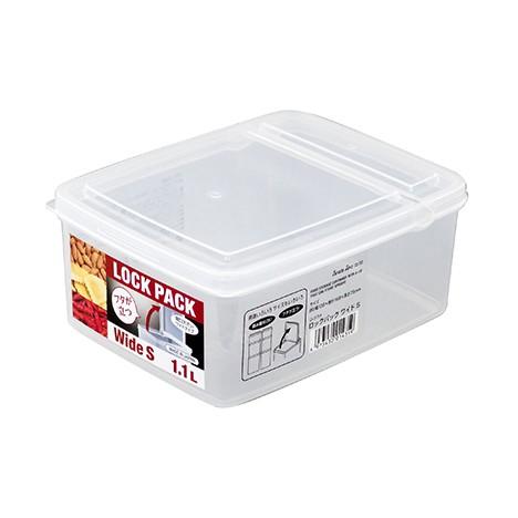 Hộp nhựa đựng thực phẩm 1,1L nắp liền hàng Nhật Bản