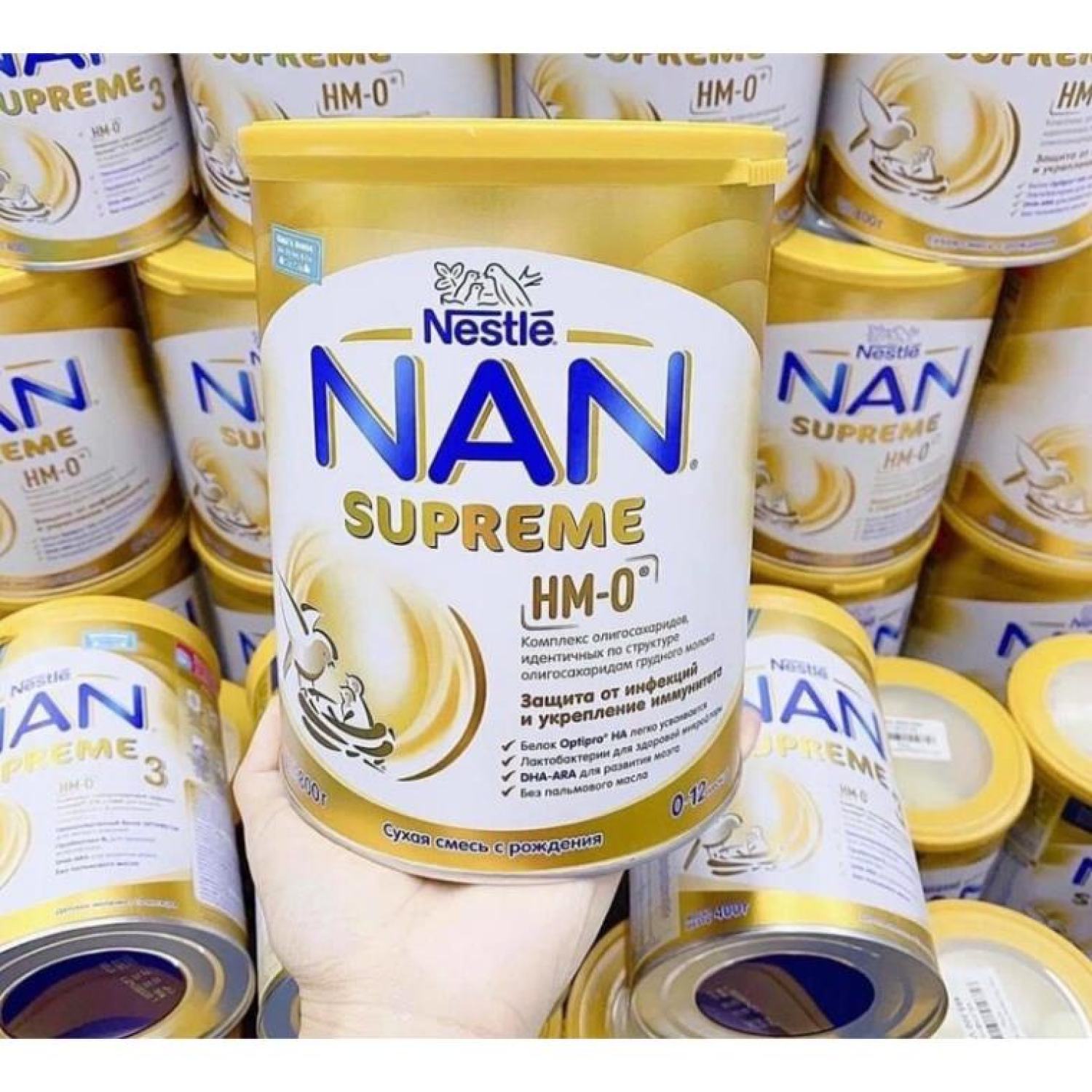 [HÀNG NGA] Sữa NAN Supreme Nga HMO 400gr/800gr