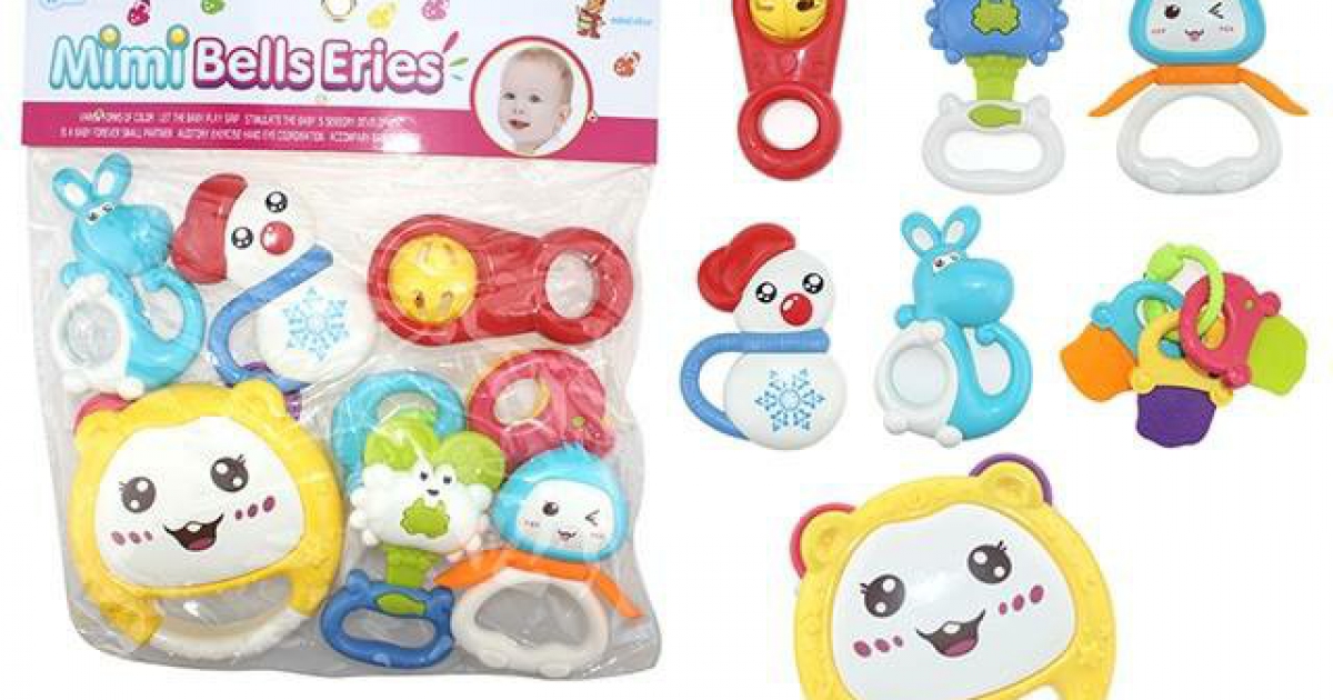 Bộ Đồ Chơi Xúc Xắc Lục Lạc 7 Món Cho Bé