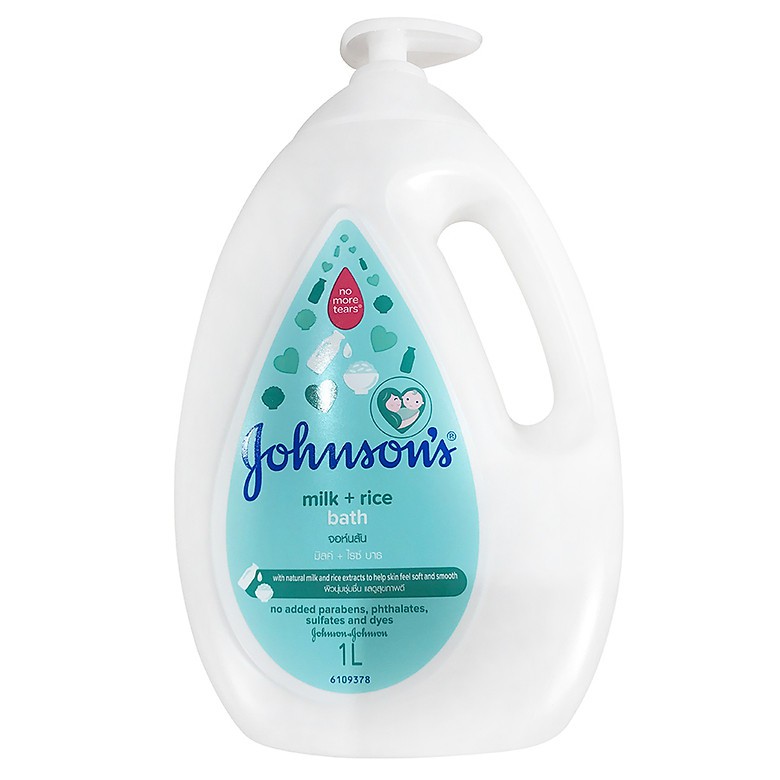 Sữa tắm chứa sữa và gạo dành cho da khô Johnsons Baby 1000ml sản phẩm tốt chất lượng cao cam kết như hình độ bền cao