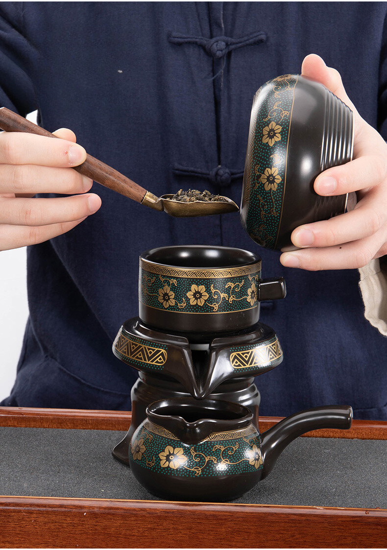 Bộ Ấm Chén Pha Trà Cối Xay Gốm Sứ thương hiệu Gosu