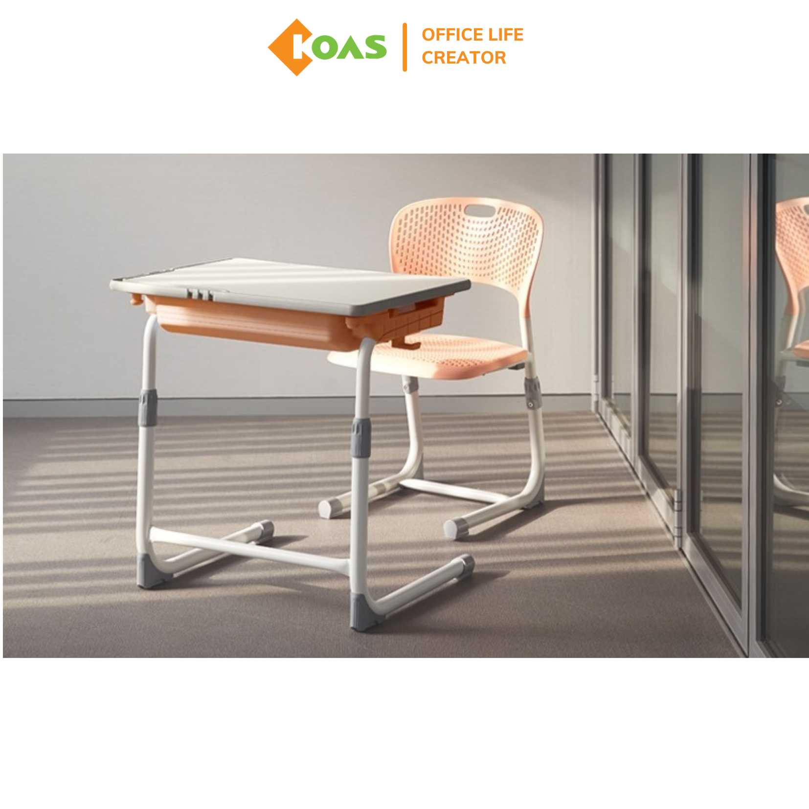 BÀN GHẾ HỌC SINH  (Made in Korea) ROY PLUS series - CRD0615