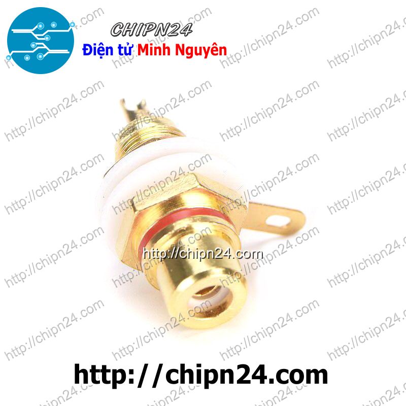 Đầu hàn jack av rca đỏ