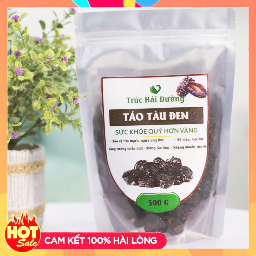 [HÀNG CAO CẤP] Táo Tàu Đen Bổ Máu 500g (Loại Đẹp)