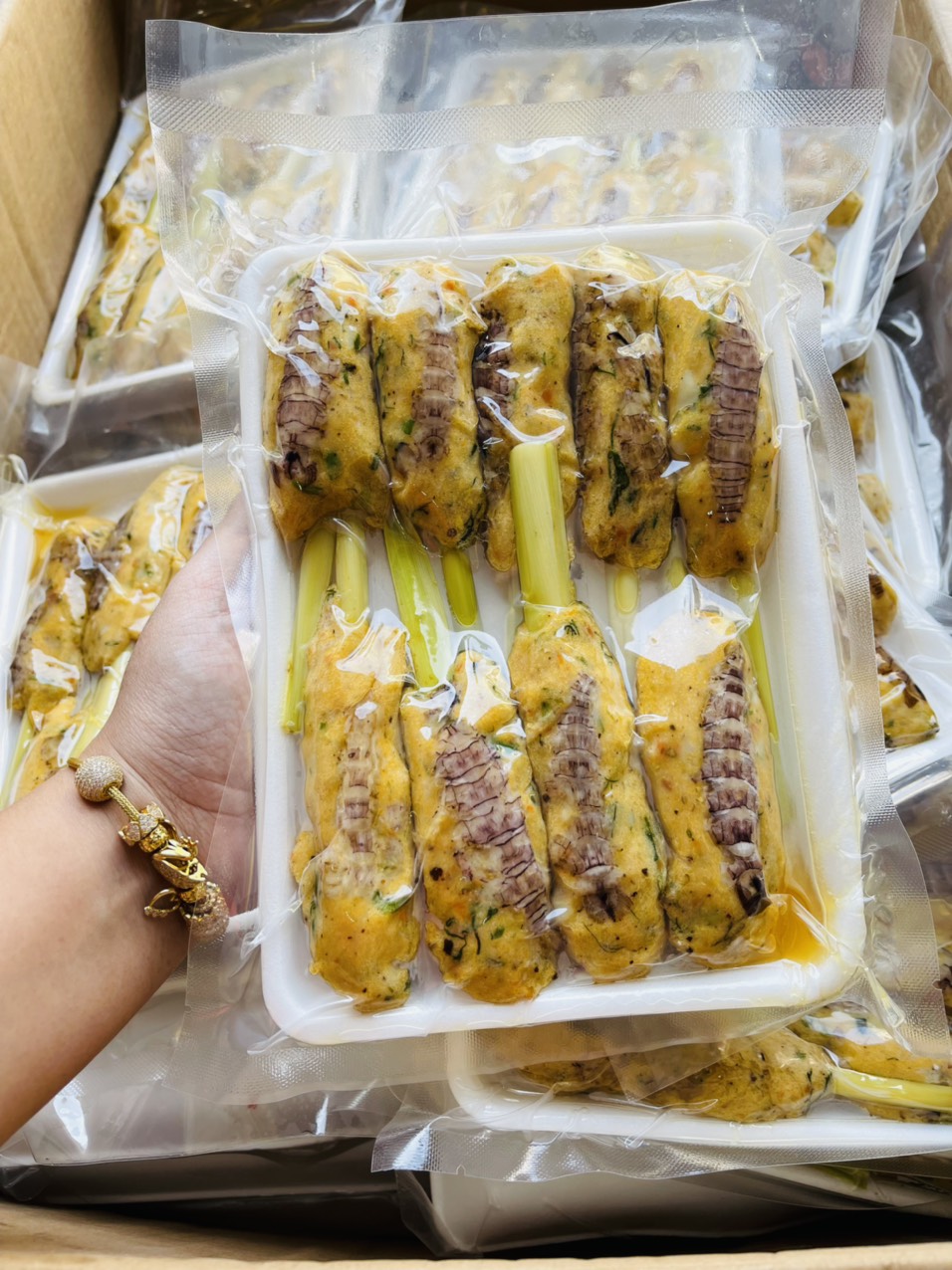 [GIAO NHANH 2H HCM] Chả Hải Sản Cuộn Sả - Giá Sỉ