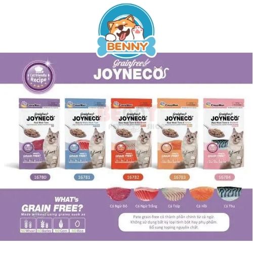 Pate Cho Mèo Biếng Ăn JOYNECO - Gói 60G