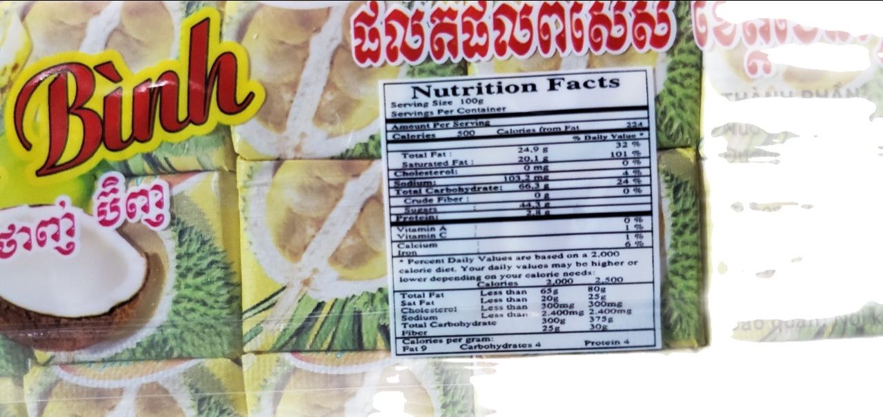 Kẹo Dừa Bến Tre Thanh Bình Gói 300g