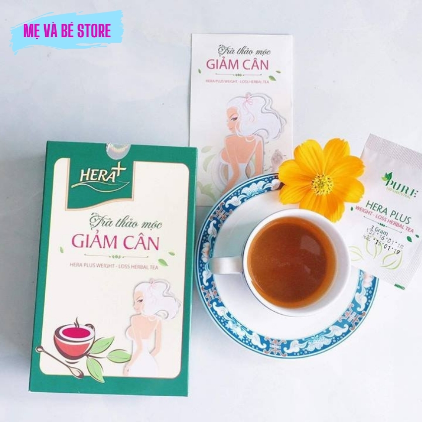 Trà Thảo mộc Hera Plus dạng viên (30 viên) ĐÁNH TAN MỠ THỪA,GIÚP EO THON, DÁNG ĐẸP