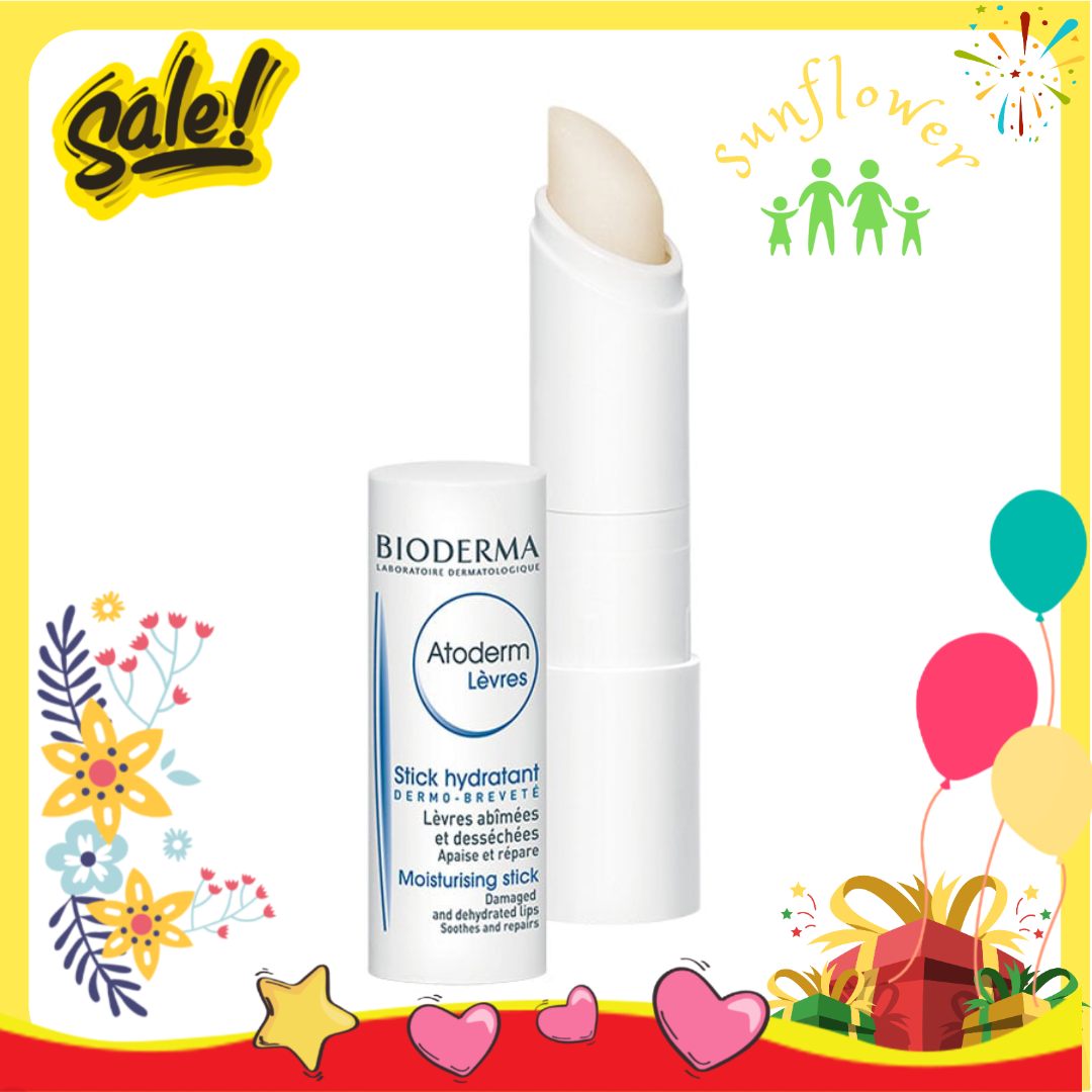 Son dưỡng Bioderma Atoderm Levres Stick Hydratant 4g Pháp