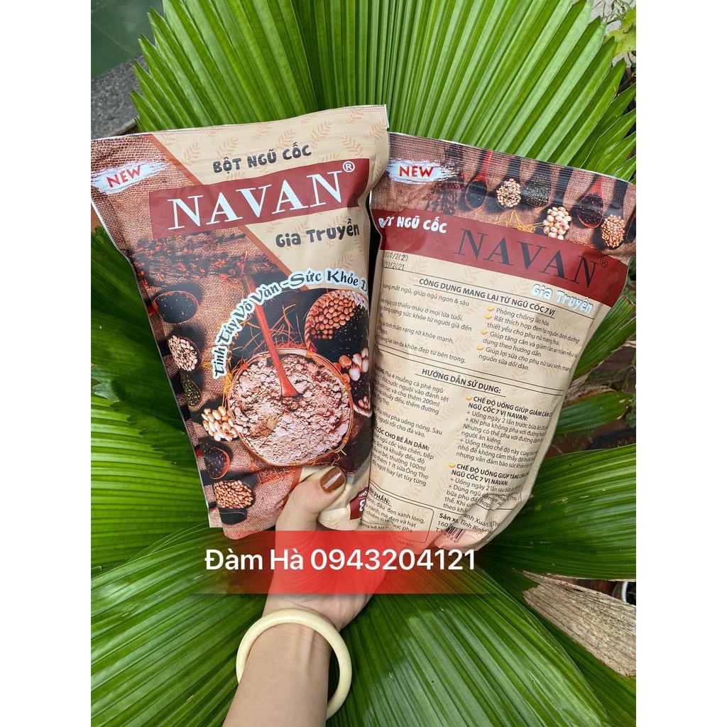 Bột ngũ cốc gia truyền 7 vị navan 800g- ngũ côc navan