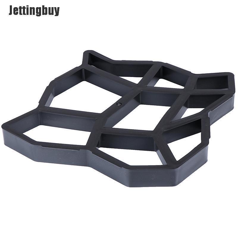 Jettingbuy Path Maker Mold Reusable Concrete Cement Stone Design Paver Walk Mould Reusable