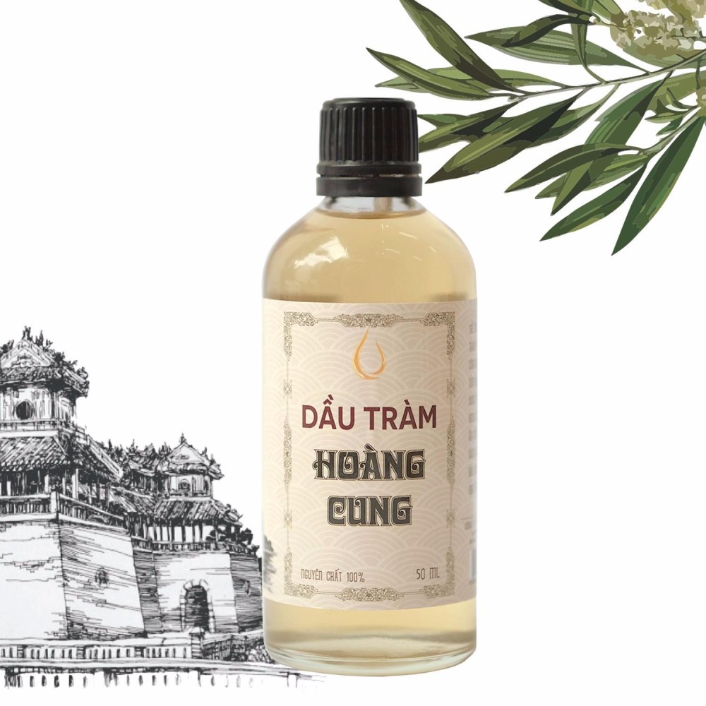 [HCM]Dầu tràm cho bé - dầu tràm Hoàng Cung 50ml (chai thủy tinh)