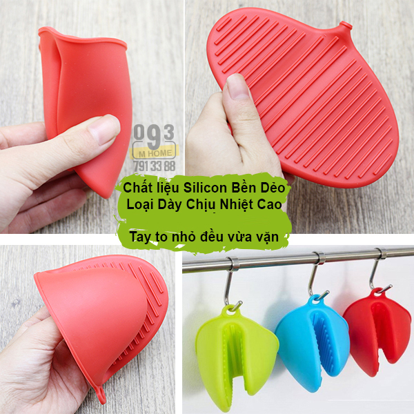 Finger Grip, Silicone anti scalding gloves, Thicken Food Grade ,Bowl Folder Kitchen Heat Insulation Take Plate Folder Baking Oven Hand Clip