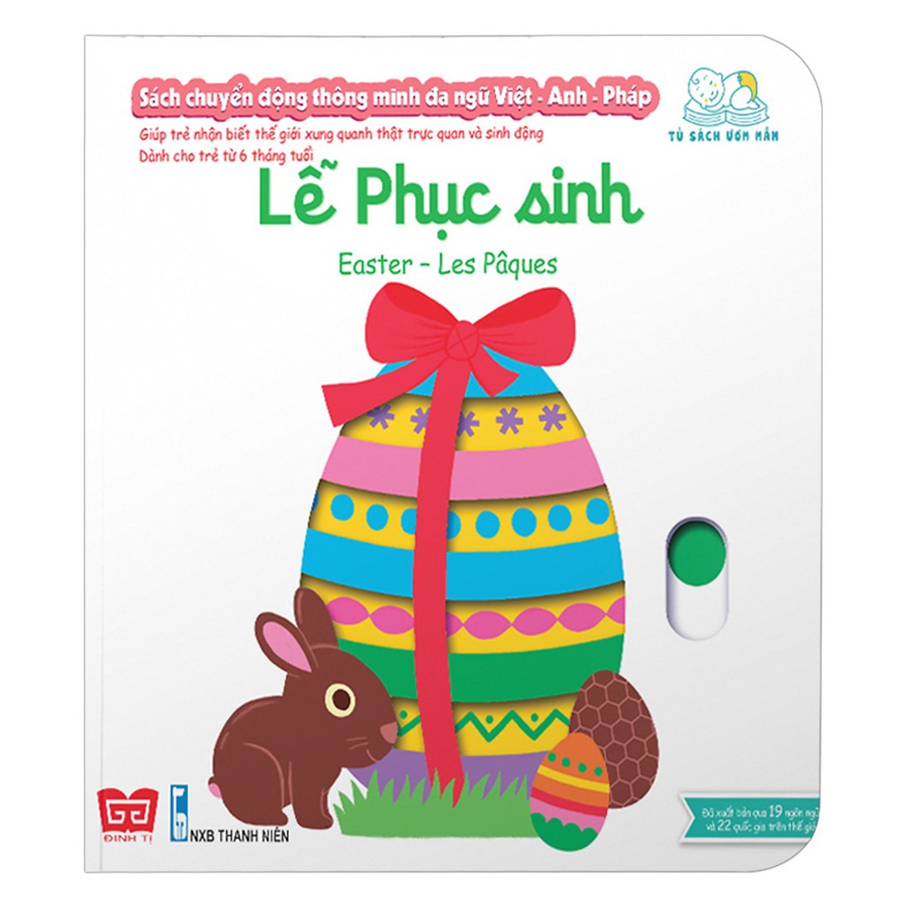 Sách thiếu nhi - Chuyển động thông minh đa ngữ Việt Anh Pháp - Lễ phục sinh