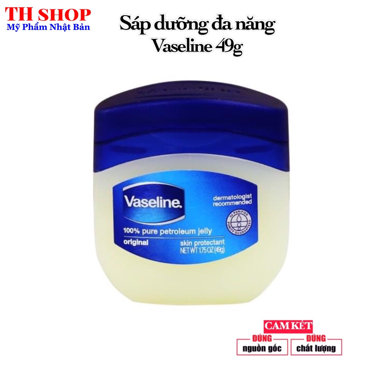 [HCM]Sáp dưỡng da đa năng Vaseline 49g Original của Mỹ