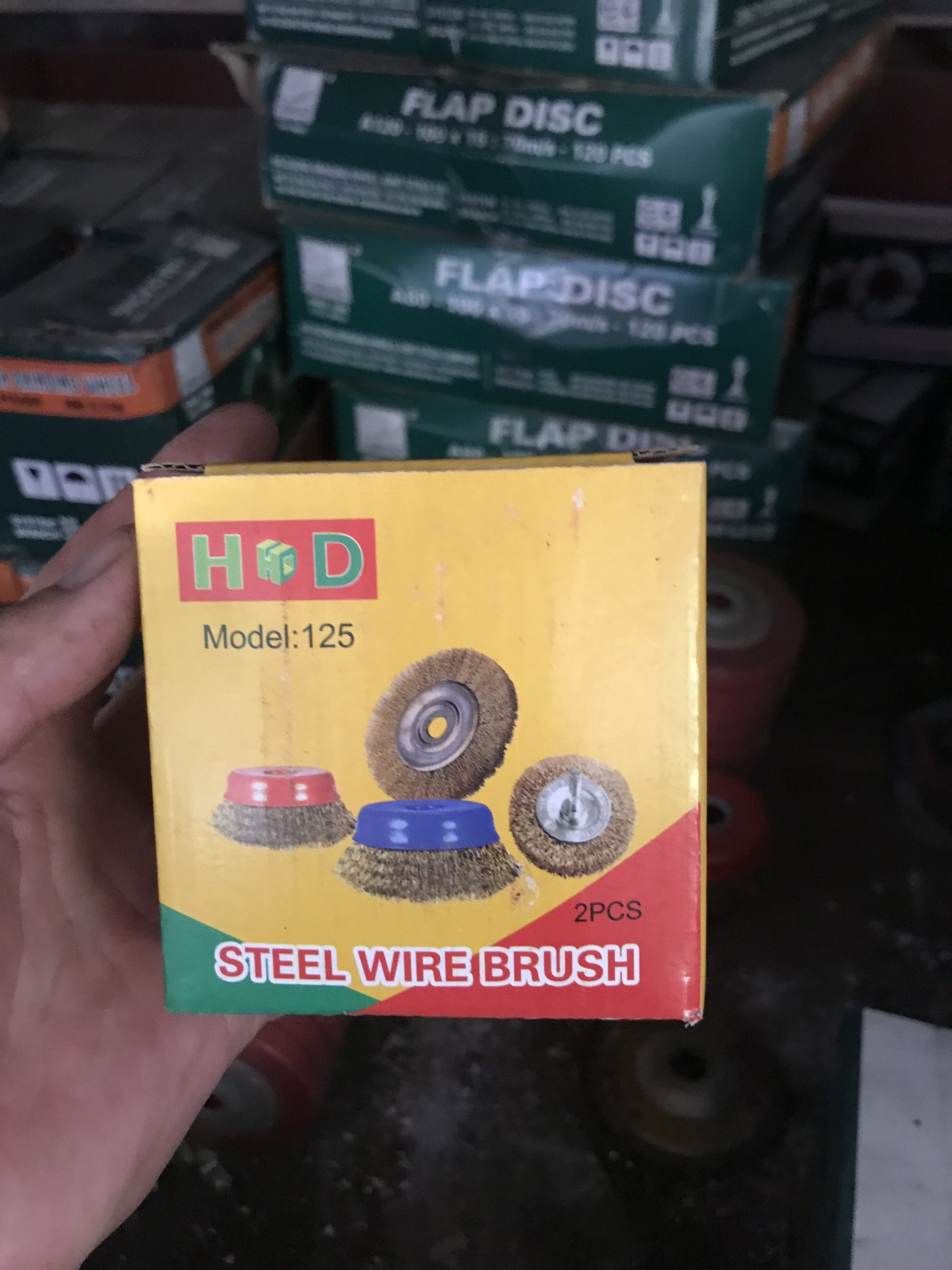 Chổi đánh rỷ D100 thép