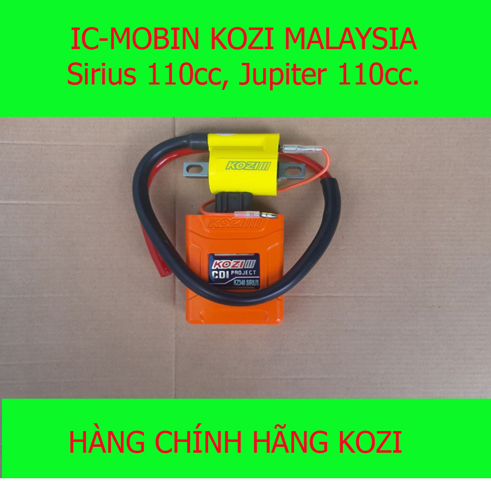Combo IC và Moobin sườn độ Kozi cho xe máy Sirius 110cc, Jupiter 110cc