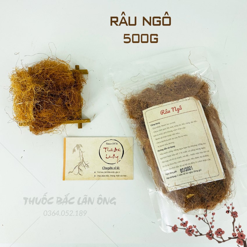 Râu Ngô 500g (Râu Bắp,Râu Ngô Khô, Sạch)