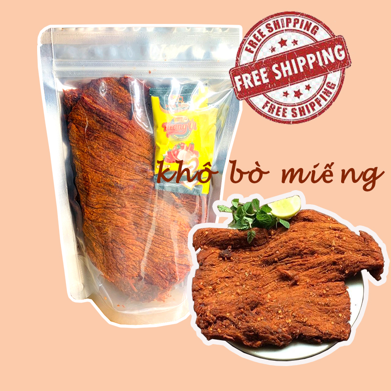 Khô bò miếng gói 100.gram - siêu ngon đệ nhất khô bò