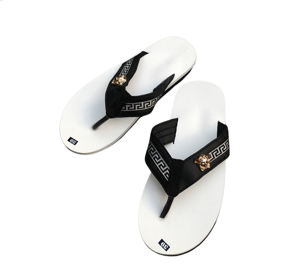 [FREESHIP + HOÀN TIỀN 50K] Dép kẹp nam nữ sandal đồng nai đế trắng quai đen đủ màu đủ size